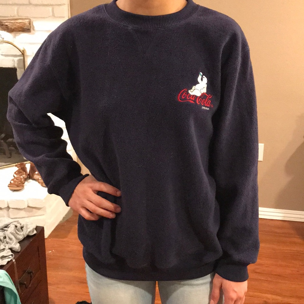 Vintage fleece Coca-Cola sweat shirt